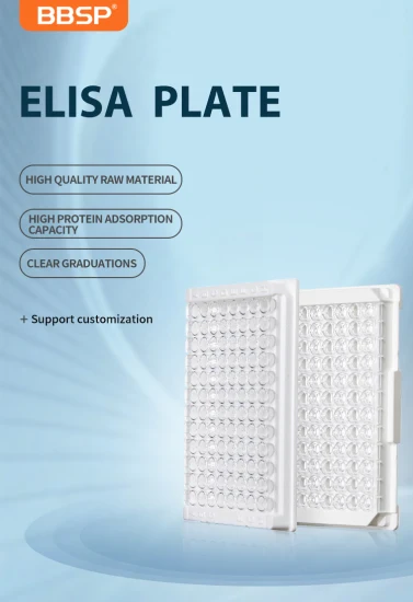 Placa Elisa natural de 96 pocillos para laboratorio hospitalario para otros suministros de laboratorio