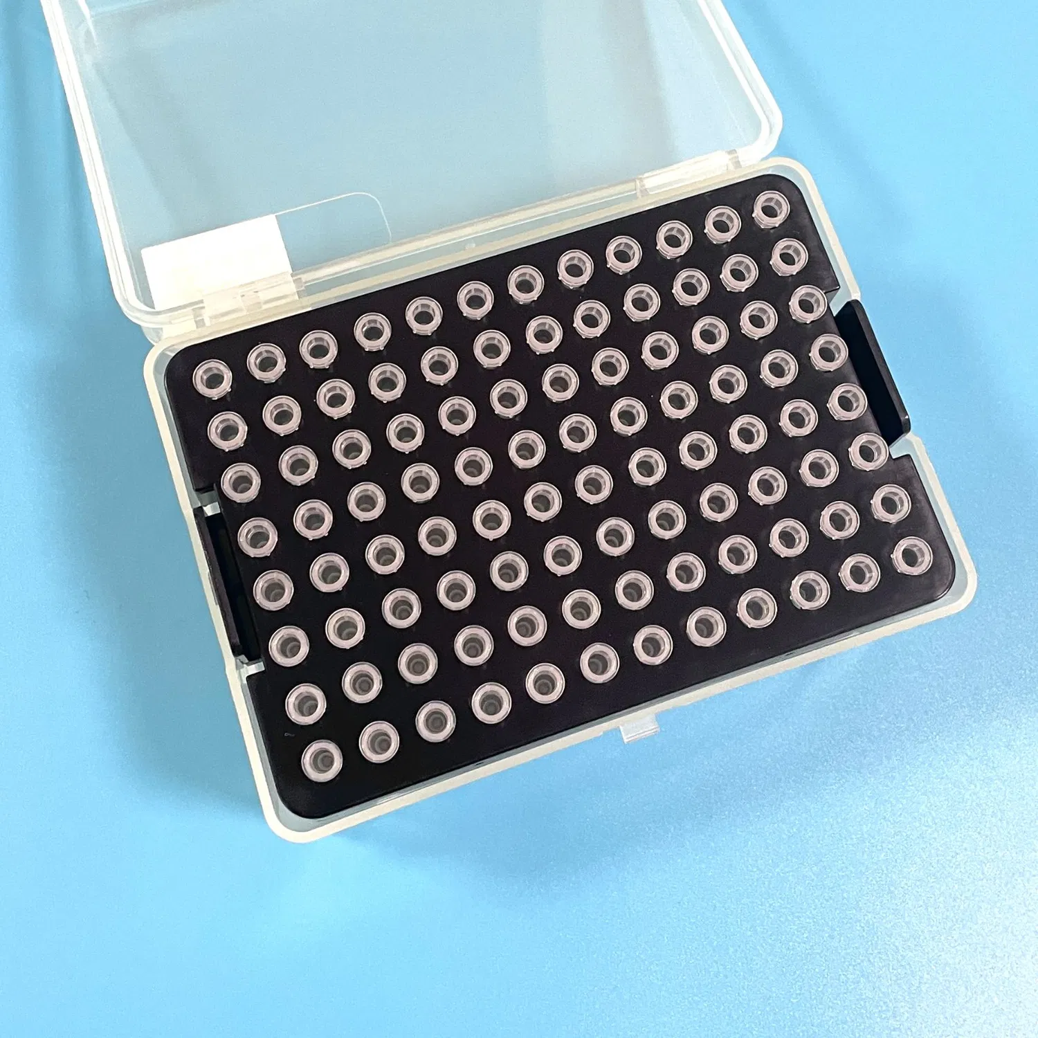 Puntas de pipeta de automatización de plástico desechables de laboratorio en caja 200UL con filtro